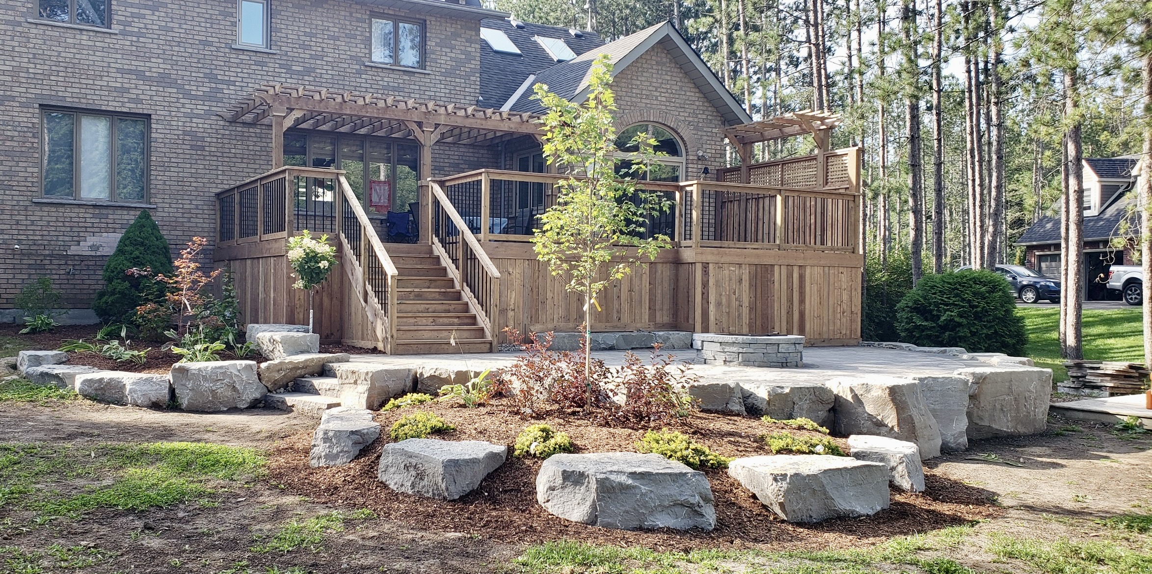 General contractor in Caledon - completed exterior project by O'Connor Contracting